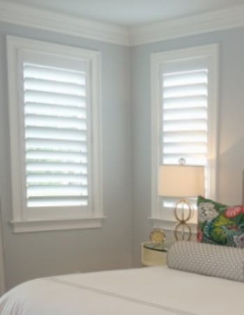 Polywood shutters with hidden tilt rods in Southern California